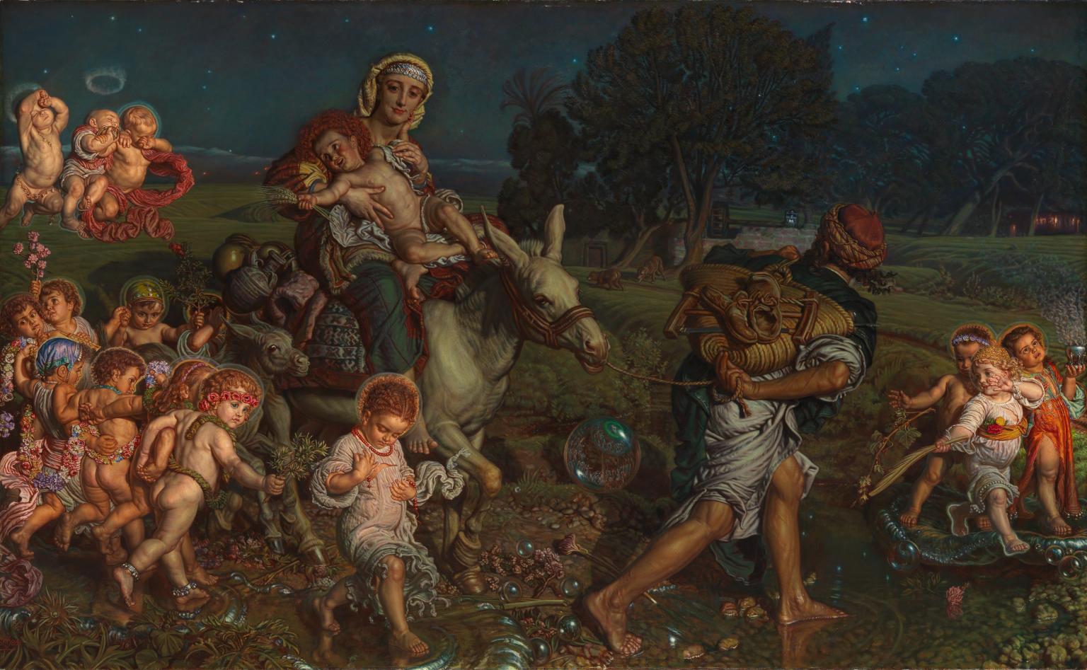 The Triumph of the Innocents 1883-4 by William Holman Hunt 1827-1910